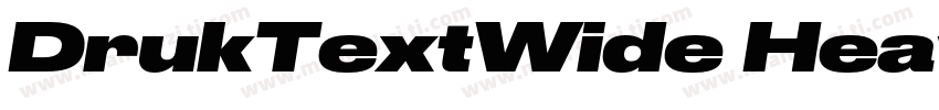 DrukTextWide Heavy字体转换